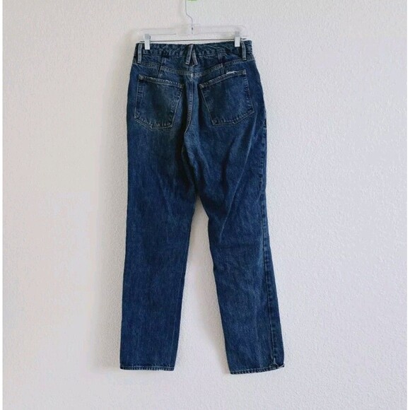 Good American Good 90’s Icon Jeans Blue952 Womens Size 28 Straight Leg High Rise - Picture 5 of 9